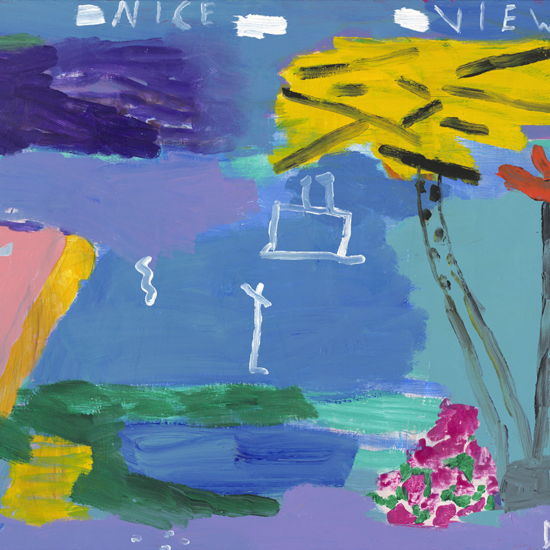 ケン・ドーンの絵画作品　タイトルは、A nice view